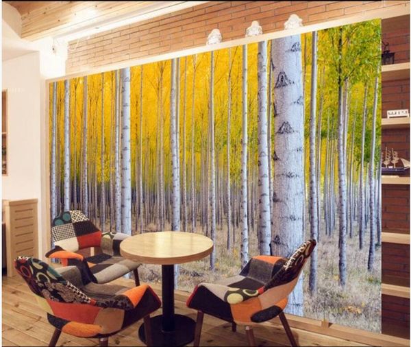 3d wallpaper stickers custom p poplar wood mural living room sofa background wall home decoration wallpaper for walls 3 d